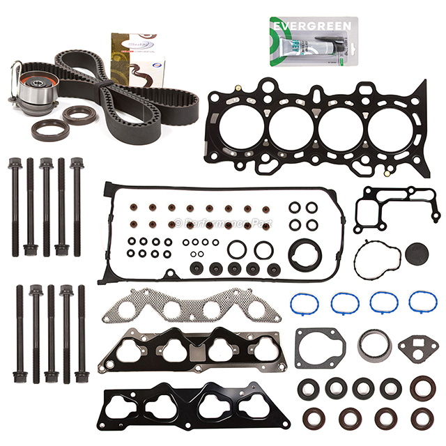 HS26236PT-2, 032-2954 Head Gasket Set Timing Belt Kit Fit 01-05 Honda Civic VTEC D17A2 D17A6