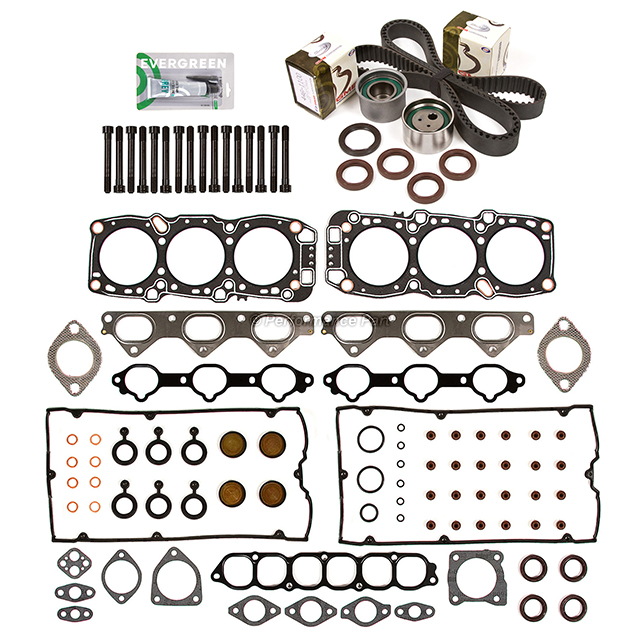 HS9842PT, HS26186PT, HS26186PT-1, ES72859 Head Gasket Set Timing Belt Kit Fit 91-99 Mitsubishi Dodge Stealth Turbo 6G72