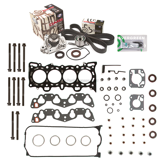 HS9915PT Head Gasket Set Timing Belt Kit Water Pump Fit 92-95 Honda Civic VTEC D15Z1