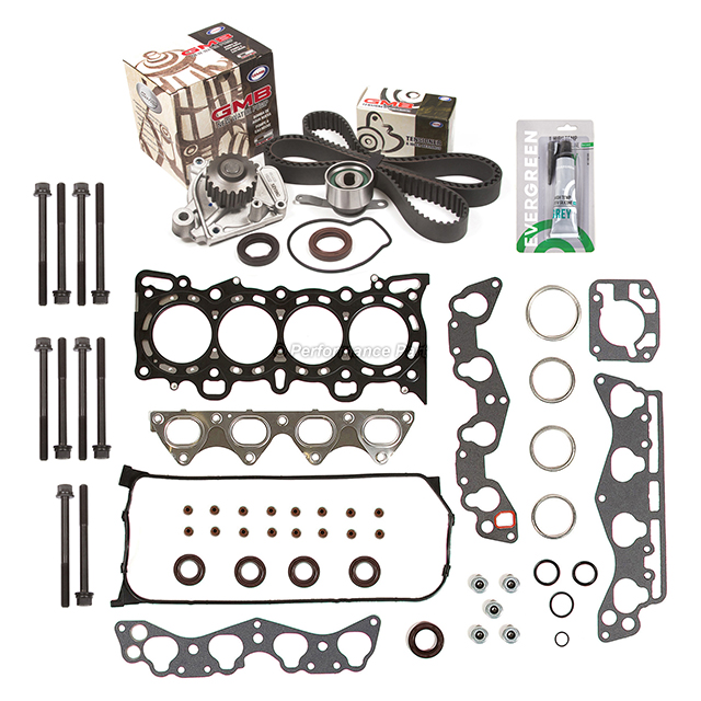 HS9915PT Head Gasket Set Timing Belt Kit Water Pump Fit 96-00 Honda 1.6 D16Y5/Y7/Y8