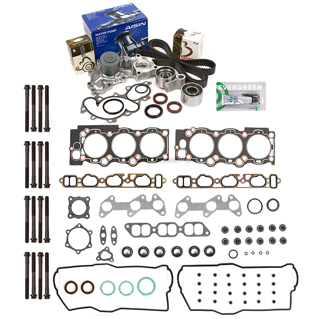 HS9656PT, ES72168 Head Gasket Set Timing Belt Kit AISIN Water Pump Fit 88-91 Toyota 2VZFE