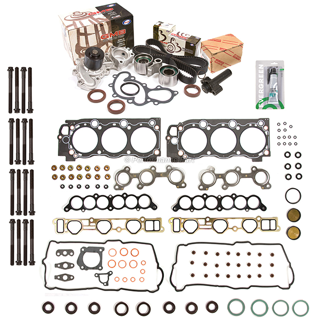HS9227PT-1, ES72168 Head Gasket Set Timing Belt Kit Water Pump Fit 95-04 Toyota 3.4 DOHC 5VZFE