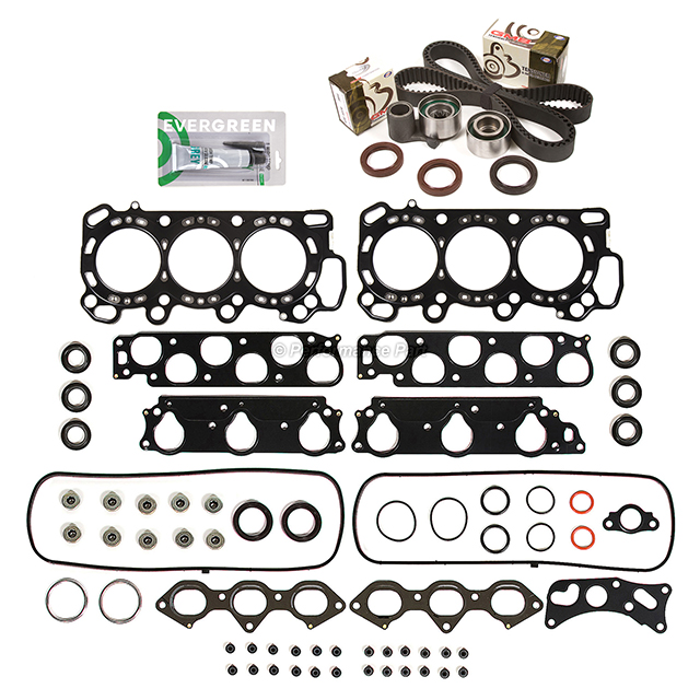 HS26196PT Head Gasket Set Timing Belt Kit Fit 97-99 Acura CL Honda Accord Vtec 3.0 J30A1