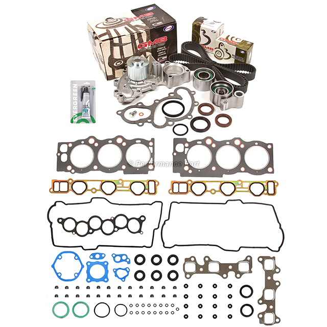 HS9904PT Head Gasket Set Timing Belt Kit Water Pump Fit 92-93 Toyota Camry Lexus 3VZFE