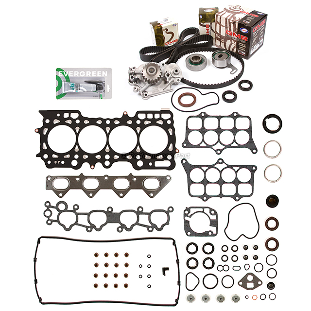 HS9919PT Head Gasket Set Timing Belt Kit Water Pump Fit 92-96 Honda Prelude DOHC H23A1