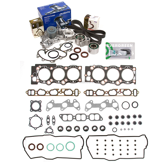 HS9656PT Head Gasket Set Timing Belt Kit Water Pump Fit 88-91 Toyota Camry Lexus 2VZFE