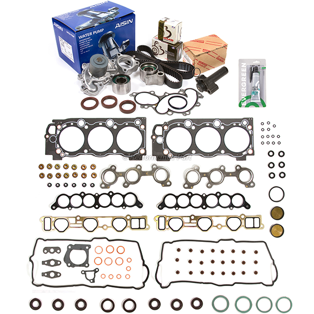 HS9227PT-1 Head Gasket Set Timing Belt Kit Water Pump Fit 95-04 Toyota Tacoma T100 5VZFE