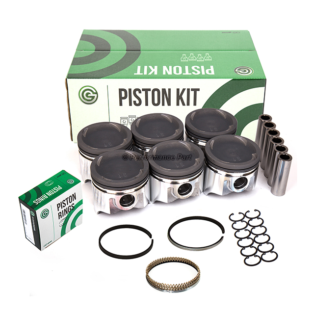 10-639 Pistons w/ Rings for 87-92 Toyota Supra Turbo 3.0L DOHC 7MGTE