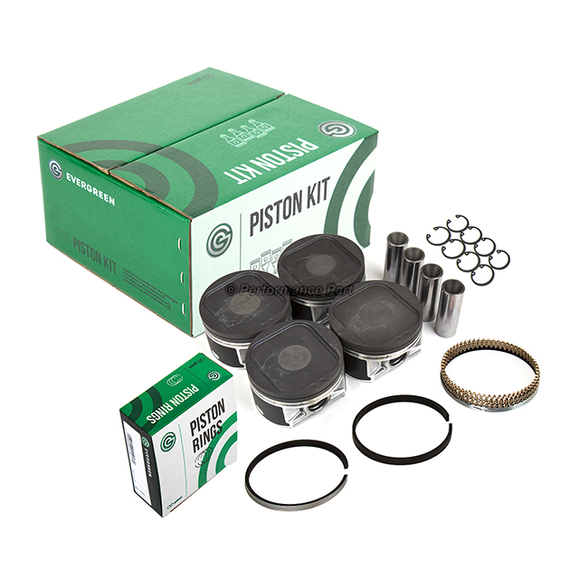  Pistons w/ Rings for 02-05 Subaru Impreza WRX Saab Turbo 2.0L DOHC EJ20
