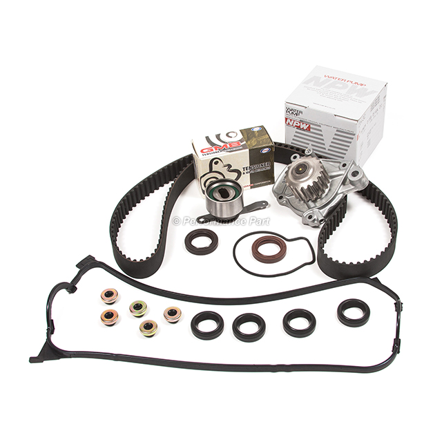 14400-P28-004, 14520-P2A-305, 19200-P08-004 Timing Belt Kit Water Pump Valve Cover Fit 92-95 Honda Civic Del Sol 1.6 D16Z6