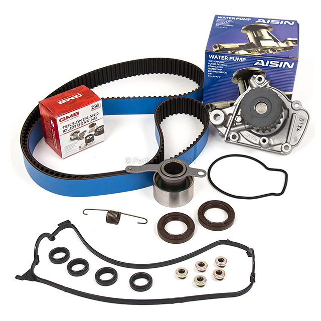 14400-P28-004, 14520-P2A-305, 19200-P2A-A01 Timing Belt Seal Water Pump Valve Cover Gasket for 96-00 Honda Civic D16Y7 D16Y8