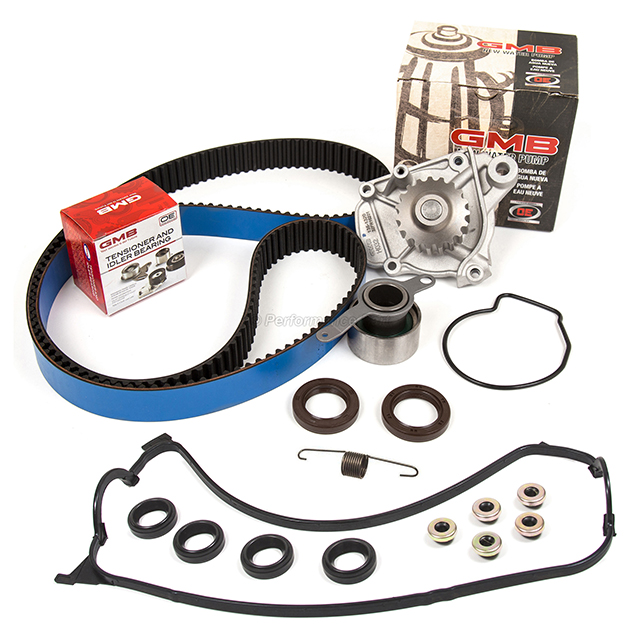 14400-P28-004, 14520-P2A-305, 19200-P08-004 Timing Belt Kit Water Pump Valve Cover GasketFit 92-95 Honda Civic 1.6L D16Z6