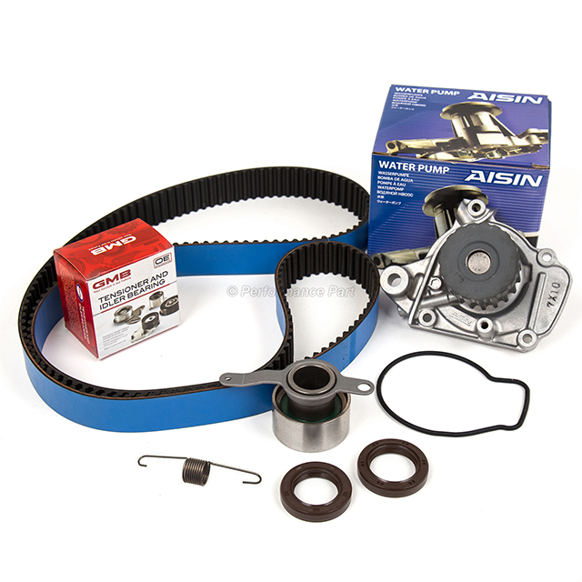 14400-P28-004, 14520-P2A-305, 19200-P2A-A01 Timing Belt Kit Water Pump for 96-00 Honda Civic 1.6 D16Y5 D16Y7 D16Y8 D16B5