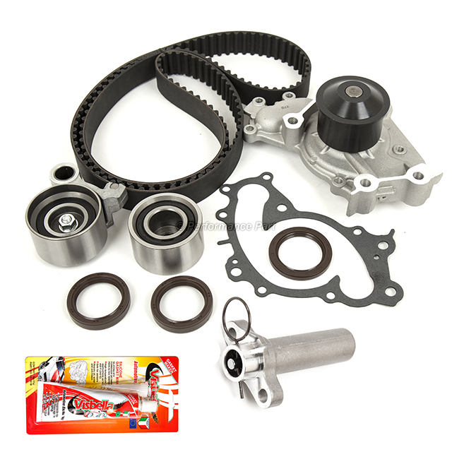 13568-09080, 13503-0A010, 13505-20010, 16100-29085 Timing Belt Kit Water Pump for 95-04 Lexus Toyota Avalon Camry Sienna 3.0 1MZFE