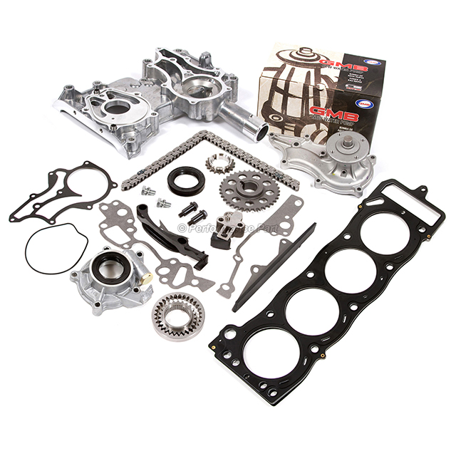 13523-38011, 13521-38010, 13506-38010, 13540-38012, 13561-38010, 13562-38010 Heavy Duty Timing Chain Kit Oil  Water Pump Head Gasket for 85-95 Toyota 22R