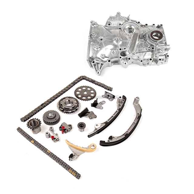 13597-75020, 13521-75021, 13506-75070, 13507-75030, 13550-75010, 13540-75041, 13554-75021, 13563-75021, 13561-75060, 13559-75060, 13562-75010, 13632-75010, 13633-75010, 13063-75011 Timing Chain Kit Oil Pump for 05-15 Toyota Tacoma 2.7L DOHC 2TRFE
