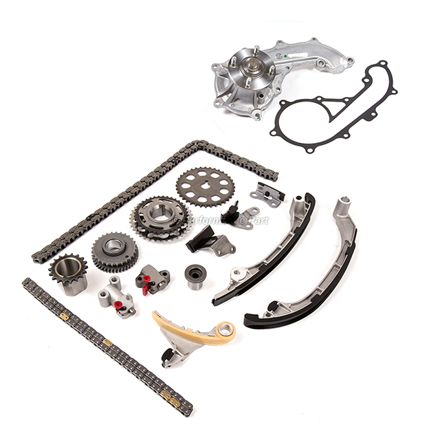 13597-75020, 13521-75021, 13506-75070, 13507-75030, 13550-75010, 13540-75041, 13554-75021, 13563-75021, 13561-75060, 13559-75060, 13562-75010, 13632-75010, 13633-75010, 13063-75011 Timing Chain Kit Water Pump for 05-15 Toyota Tacoma 2.7L DOHC 2TRFE