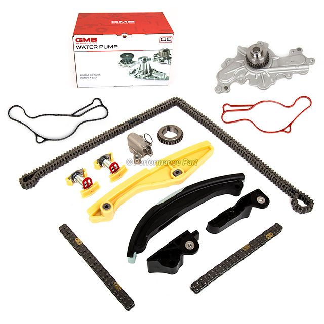BL3Z-6268-A, AT4Z-6268-A, AT4Z-6306-A, JL3Z-6L266-A, AT4Z-6K254-A , AT4Z-6B274-A, BL3Z-6K255-A, AT4Z-6K297-A, AT4Z-6K297-B, AT4Z-6K297-D Timing Chain Kit Ford Edge Taurus Lincoln Water Pump Fit 13-17 MKS MKX 3.5 3.7L
