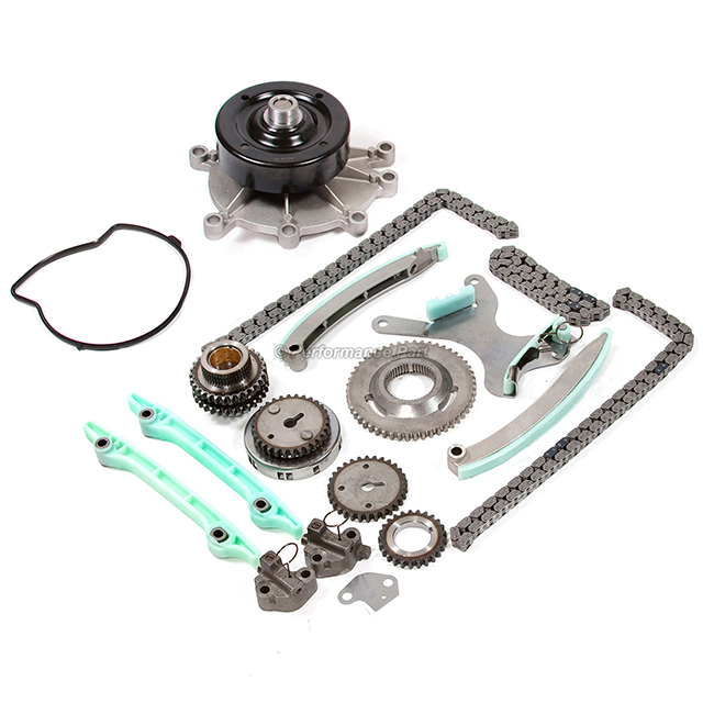 53020938, 53021393AA, 53020679, 53020680, 53020778, 53020681, 53020779, 53021168AA, 53020910, 53020781, 53021170AA, 53021021, 53022189AG Timing Chain Kit (NGC) Water Pump for 03-08 Dodge Ram 1500 Dakota Jeep 4.7L SOHC