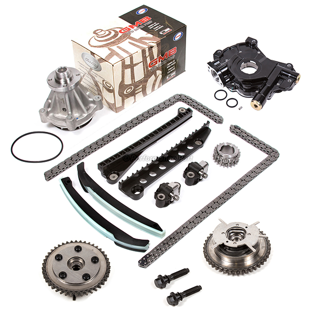 5L3Z-6268-A, XL3Z-6306-AA, F85Z-6K255-AA, 4L3Z-6M256-AA, F85Z-6M274-AA, 2L1Z-6K297-AA,  3R2Z-6A257-DA,  9L3Z-6600-A Timing Chain Kit Cam Phaser Water Pump Oil Pump Fit 04-10 Ford 5.4 TRITON 3VALVE