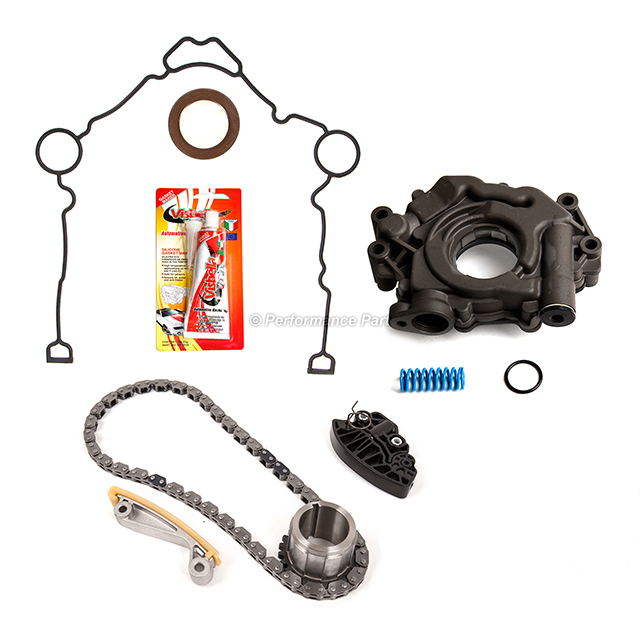 53022316AC, 53022317AC, 4893429AA, 53022115AH Timing Chain Kit Oil Pump High Pressure 09-15 Dodge Durango Charger 5.7L 6.4L 