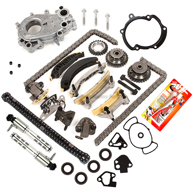 12597414, 12590921, 12589011, 12597307, 12609260, 12609262, 12609258, 12597416, 12597417, 12597418, 12623514, 12623513 Timing Chain Kit Oil Pump VTC Solenoid for 04-06 Buick Cadillac Saab Suzuki 3.6L