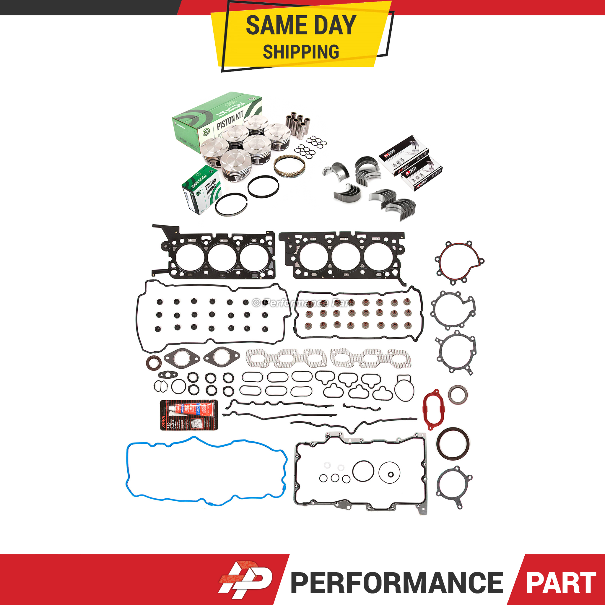 Evergreen HSHB8-20731E Head Gasket Set Head Bolts Fit 01-04