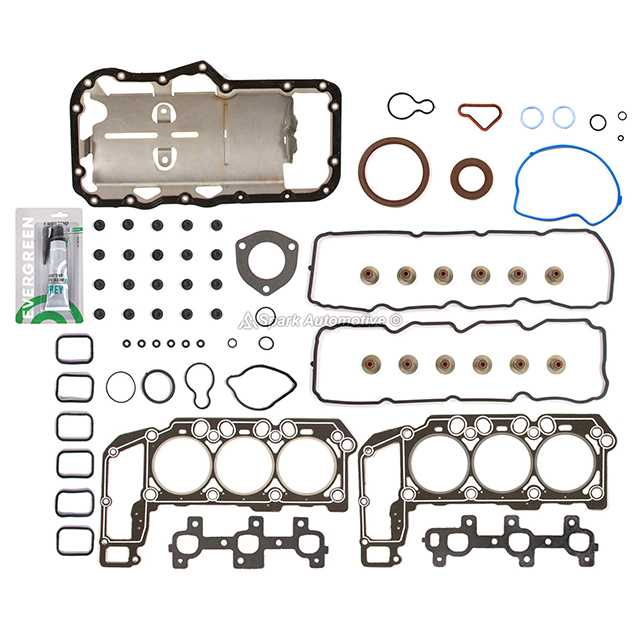HS26229PT-1, CS26229 Graphite Full Gasket Set Fit 05-09 Dodge Dakora Durango Jeep Grand Cherokee 3.7L