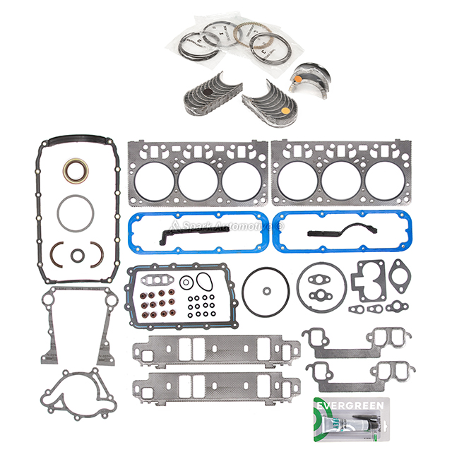 HS9910PT-1, CS9910 Full Gasket Set Bearings Rings Fit 98-03 Dakota Durango Ram 1500 Dodge B1500