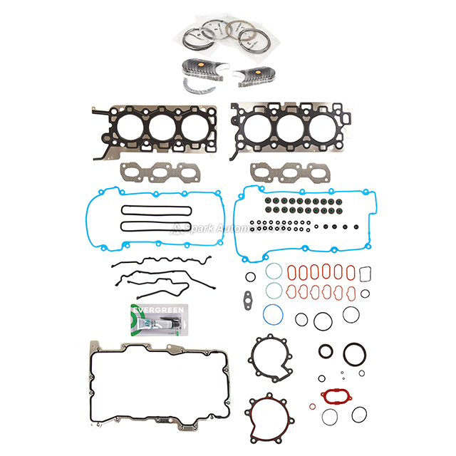 Full Gasket Set Bearings Rings Fit 02-05 Jaguar X-Type 2.5L V6 DOHC