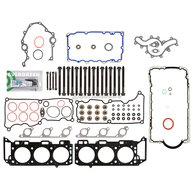 HS26300PT-1, CS9293, ES72171 Full Gasket Set Head Bolts Fit 05-09 Ford Mustang V6 4.0L SOHC VIN N 
