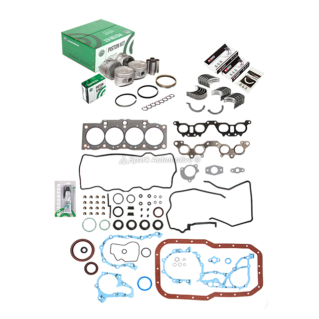 11-654, HS9681PT, CS9681 Full Gasket Set Pistons Bearings Fit 90-96 Toyota Celica Camry MR2 2.2L 5SFE