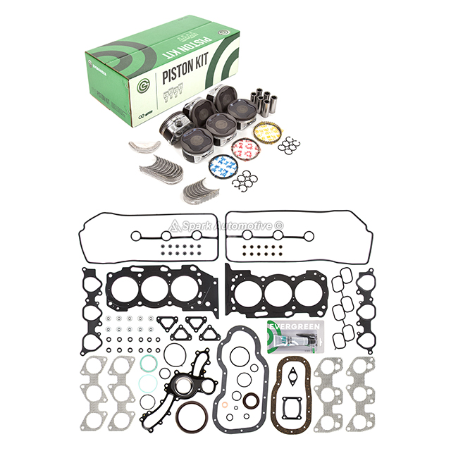 Full Gasket Set Pistons Bearings Fit 02-03 Ford Mercury Explorer Mountaineer 4.0 - Foto 2 di 12