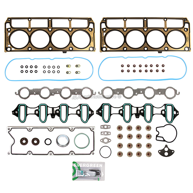 HS9292PT, HS9292PT-1, 12589226, 12498544 MLS Head Gasket Set Fit 99-01 Buick Cadillac Chevrolet GMC 4.8L 5.3 V8 OHV