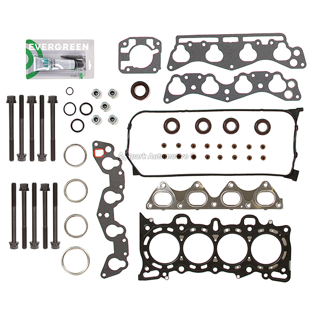 HS9915PT MLS Head Gasket Bolts Set Fit 96-00 Honda Civic Del Sol 1.6 SOHC D16Y5 D16Y8