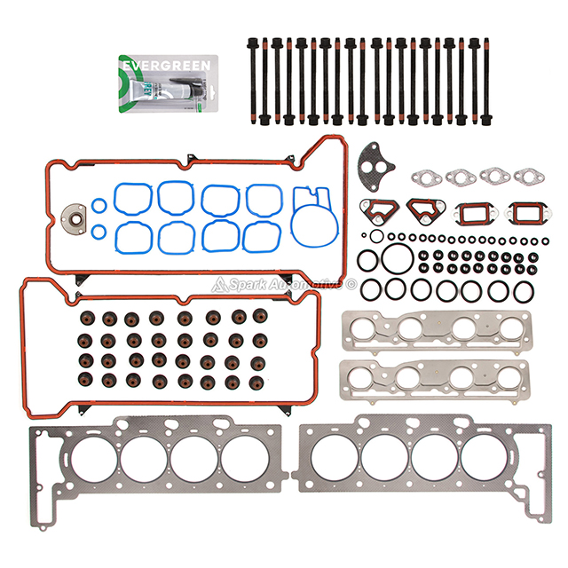 HS26150PT-3,  ES72217 Head Gasket Bolts Set Fit 04-05 Cadillac Deville Seville Bonneville 4.6L DOHC