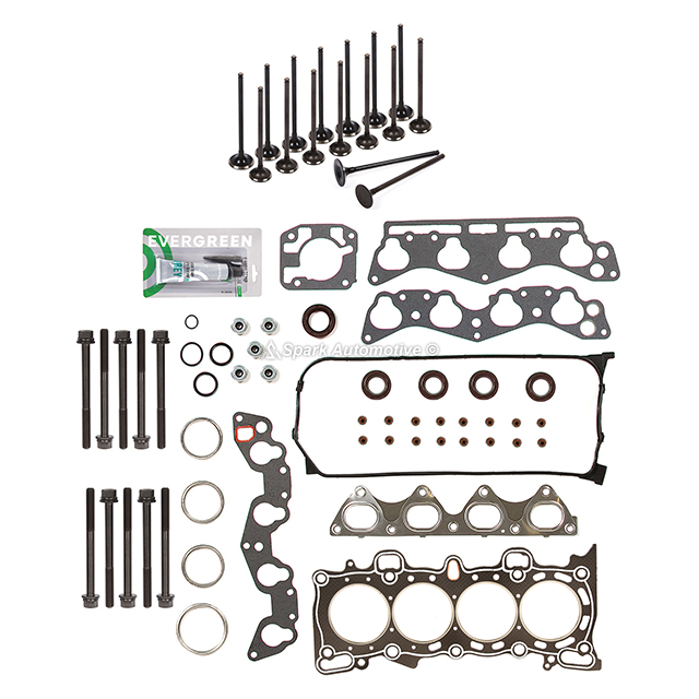 HS9915PT1 Graphite Head Gasket Set Intake Exhaust Valves Fit 96-00 Honda Civic 1.6