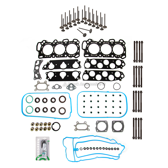 HS26265PT-2, ES71329-1 Head Gasket Set Intake Exhaust Valves Fit 05-07 Honda Odyssey 3.5L