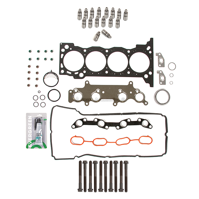 HS26357PT, ES72182 Head Gasket Set Bolts Lifters Fit 05-16 Toyota Tacoma 2.7 DOHC 16V 2TRFE