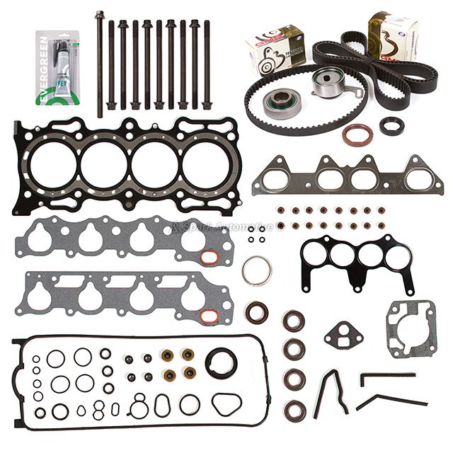 HS9958PT2 Head Gasket Set Timing Belt Kit Fit 94-97 Acura Honda 2.2 SOHC F22B1