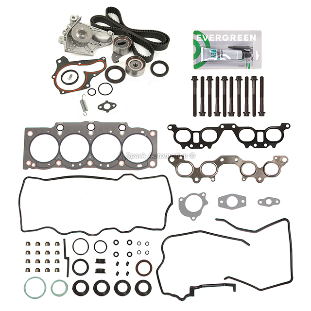 HS9681PT, ES72154 Head Gasket Set Timing Belt Kit Water Pump Fit 90-97 Toyota Camry MR2 5SFE