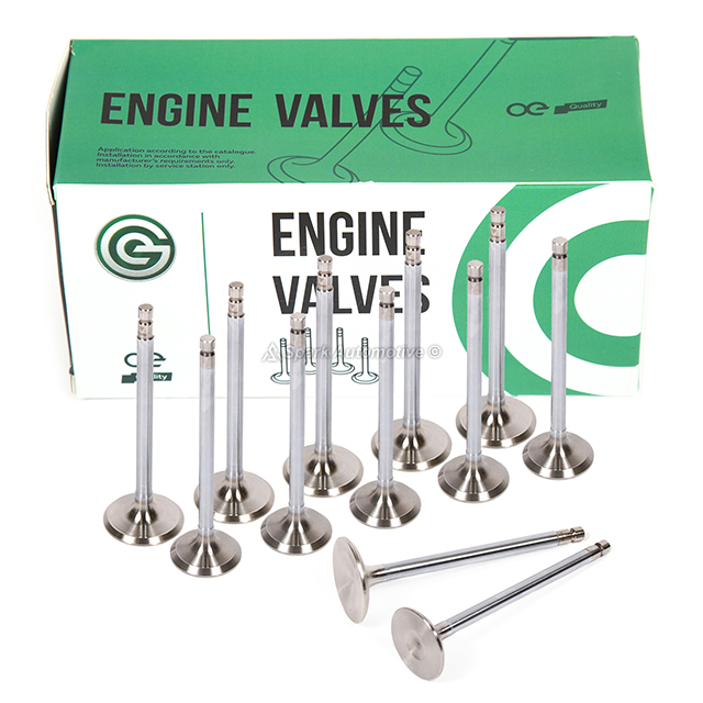 V5273, V5274, 021-3411, 021-3412 Intake Exhaust Valves Fit 89-97 Nissan 240SX Axxess D21 Pickup 2.4L SOHC KA24E