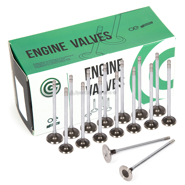  Intake Exhaust Valves Fit  88-95 Honda CRX Civic Delsol D15B D16A6