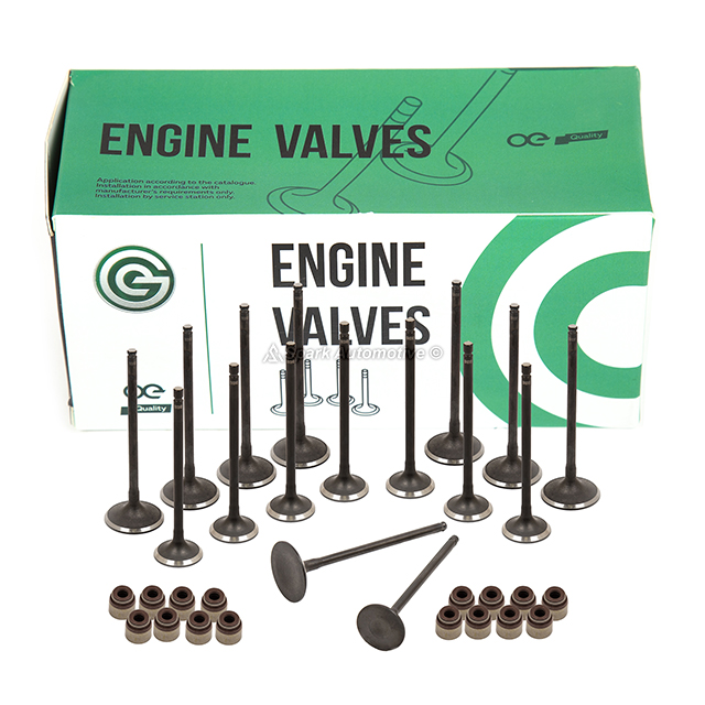 13201-EN20E, 13202-EN20E, 13201EN20E, 13202EN20E, IV635 , EV635 Intake Exhaust Valves w/ Seals Fit 07-12 Nissan Sentra Versa Cube MR18DE MR20DE