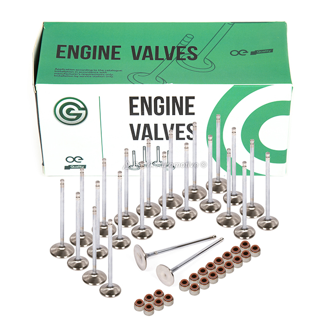 V4349, V4561 High Performance Intake Exhaust Valves w/ Seals Fit 97-02 Honda Acura J32A J35A1