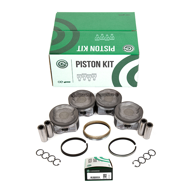 10-880 Pistons w/ Rings fit 05-15 Toyota Tacoma 2.7L DOHC 2TRFE