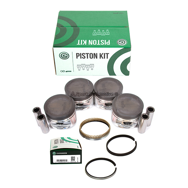 10-758 Pistons w/ Rings fit 93-98 Eagle Plymouth Mitsubishi Turbo 2.0L 4G63T