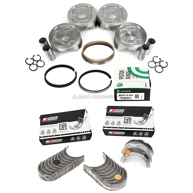 Full Gasket Set Pistons Bearings Fit 91-01 Ford Ranger Aerostar Mazda B3000 3.0 - Foto 3 di 12