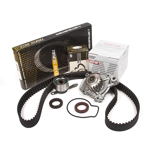 14400-P08-004, 14520-P2A-305, 19200-P08-004 Timing Belt Kit Water Pump Seals Fit 92-95 Honda Civic VX 1.5L SOHC D15Z1