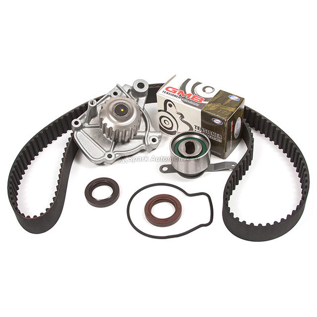 14400-P28-004, 14520-P2A-305, 19200-P08-004 Timing Belt Kit Water Pump Fit 92-95 Honda Civic 1.6L SOHC D16Z6